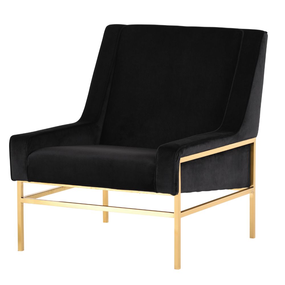 Nuevo HGTB527 THEODORE OCCASIONAL CHAIR in BLACK